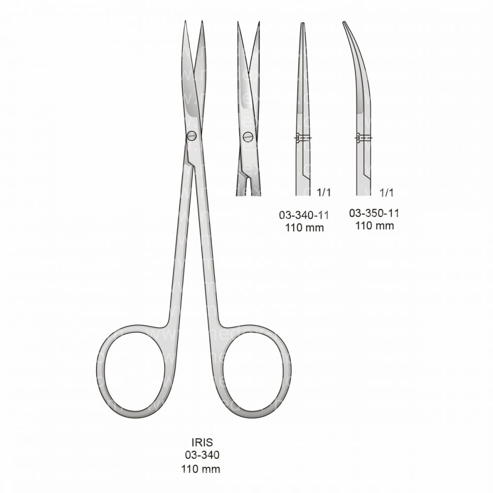 Iris Micro Scissors bayonet-shared