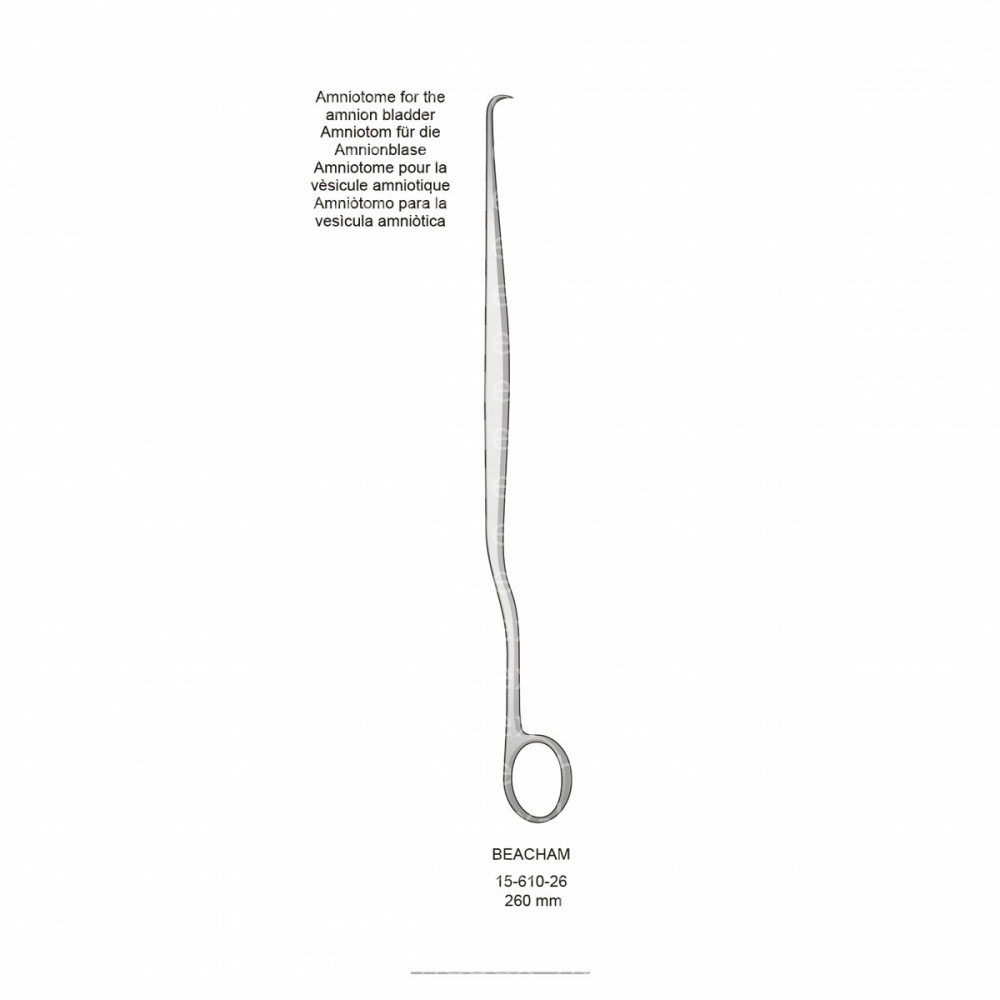 Beacham Uterine Tenaculum Forceps