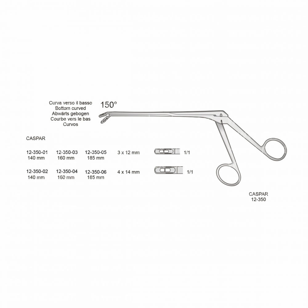 Caspar Laminectomy Rongeurs