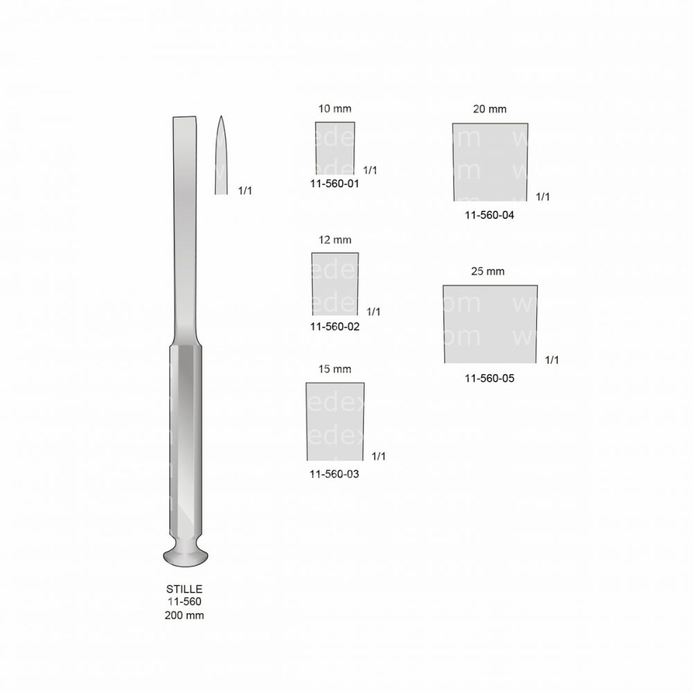 Stille Osteotomes - Gouges