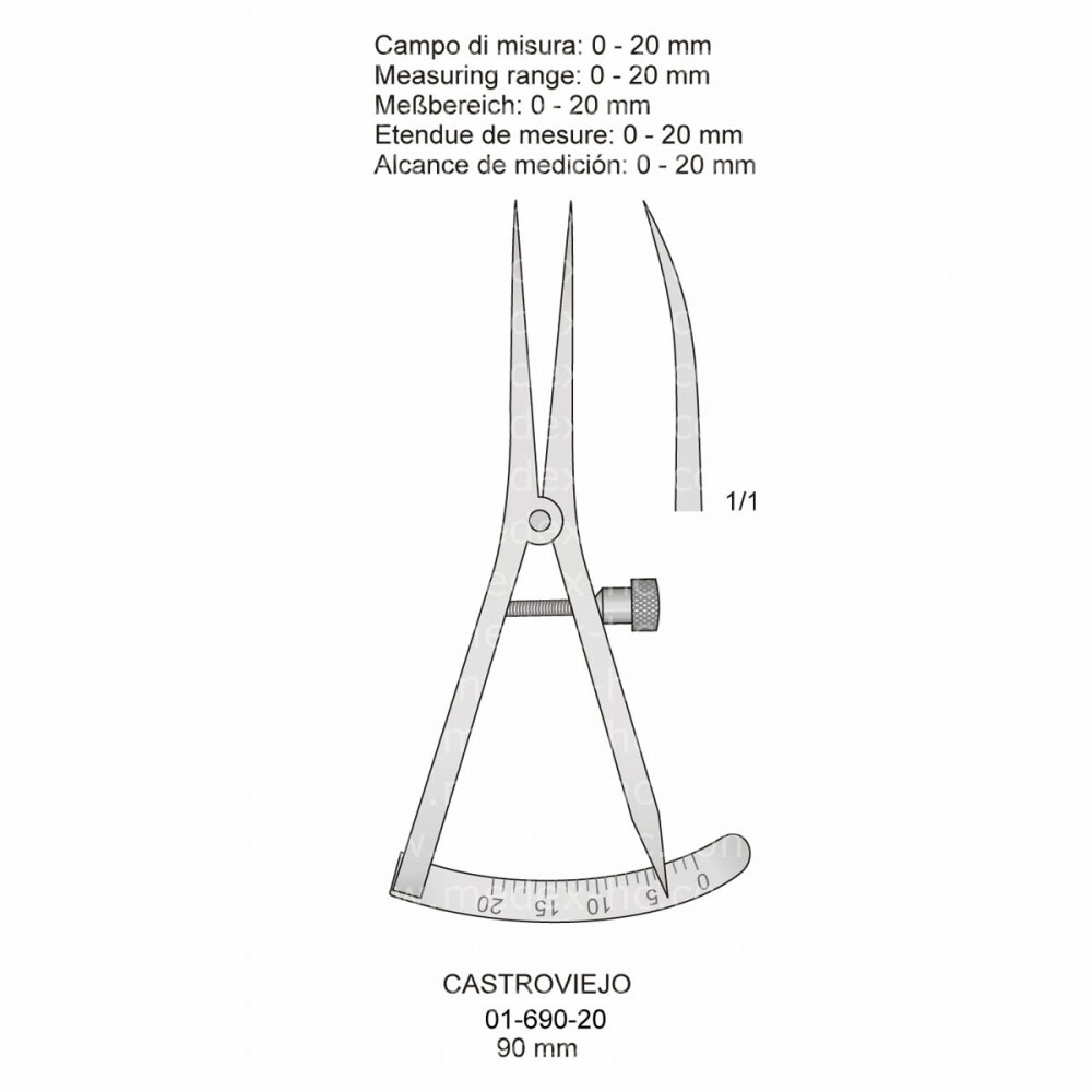 Castroviejo Measuring Instruments