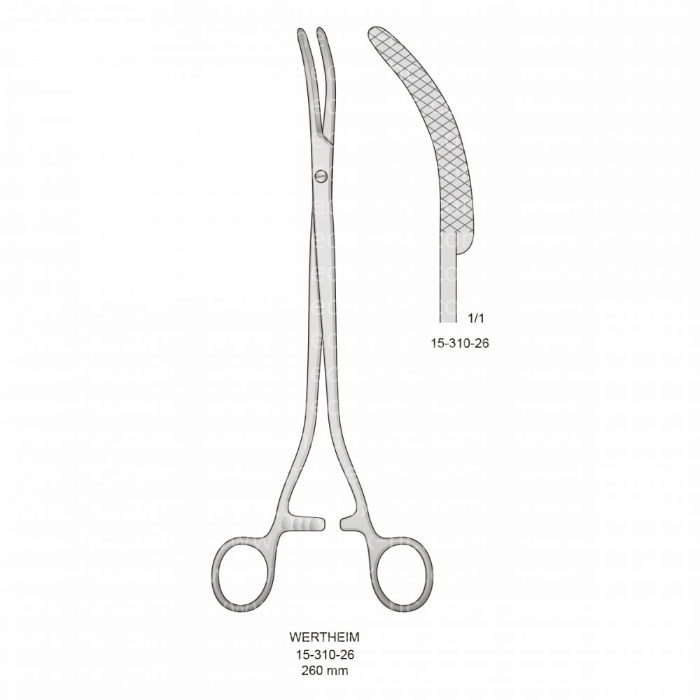 Wertheim Kidney Pedicle Forceps