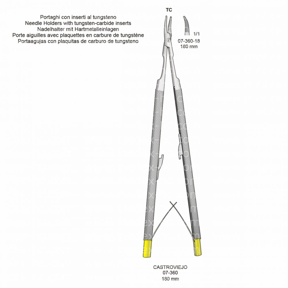 Castroviejo Needle Holders