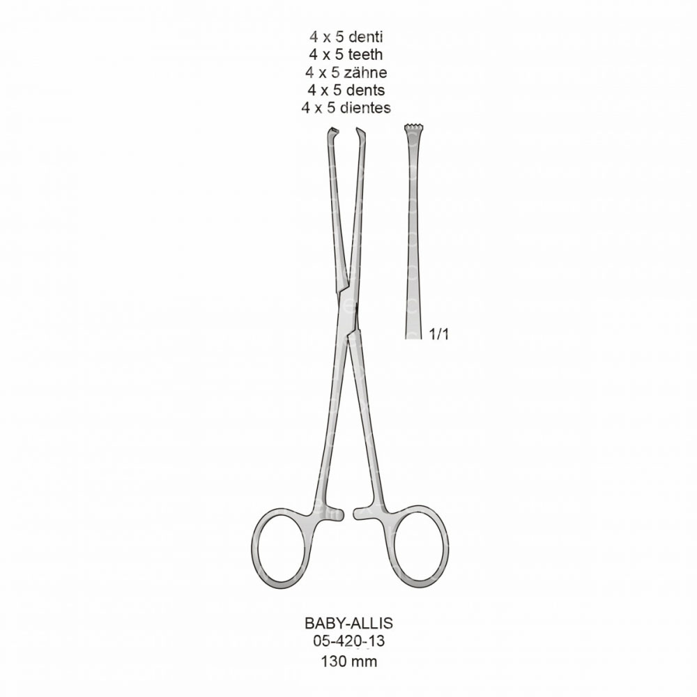 Baby-Allis Gum & Tissue Forceps