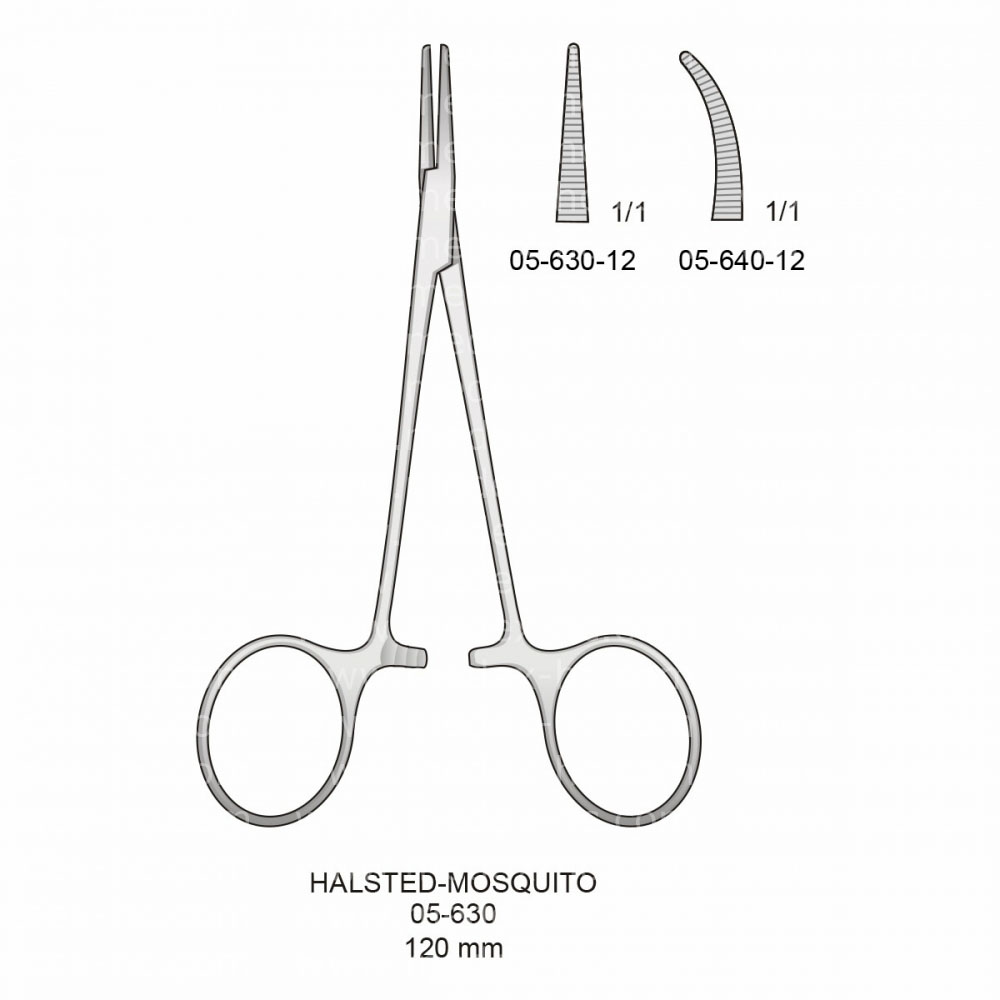 Halsted-Mosquito Fine Artery Forceps