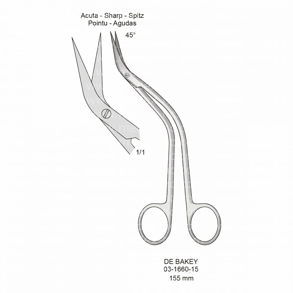 De Bakey Vascular Scissors