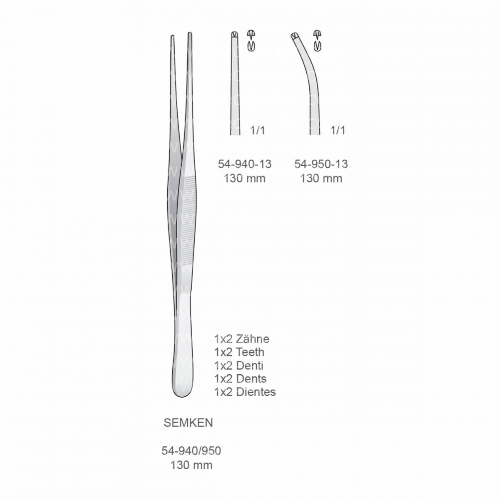 Semken Tissue Forceps