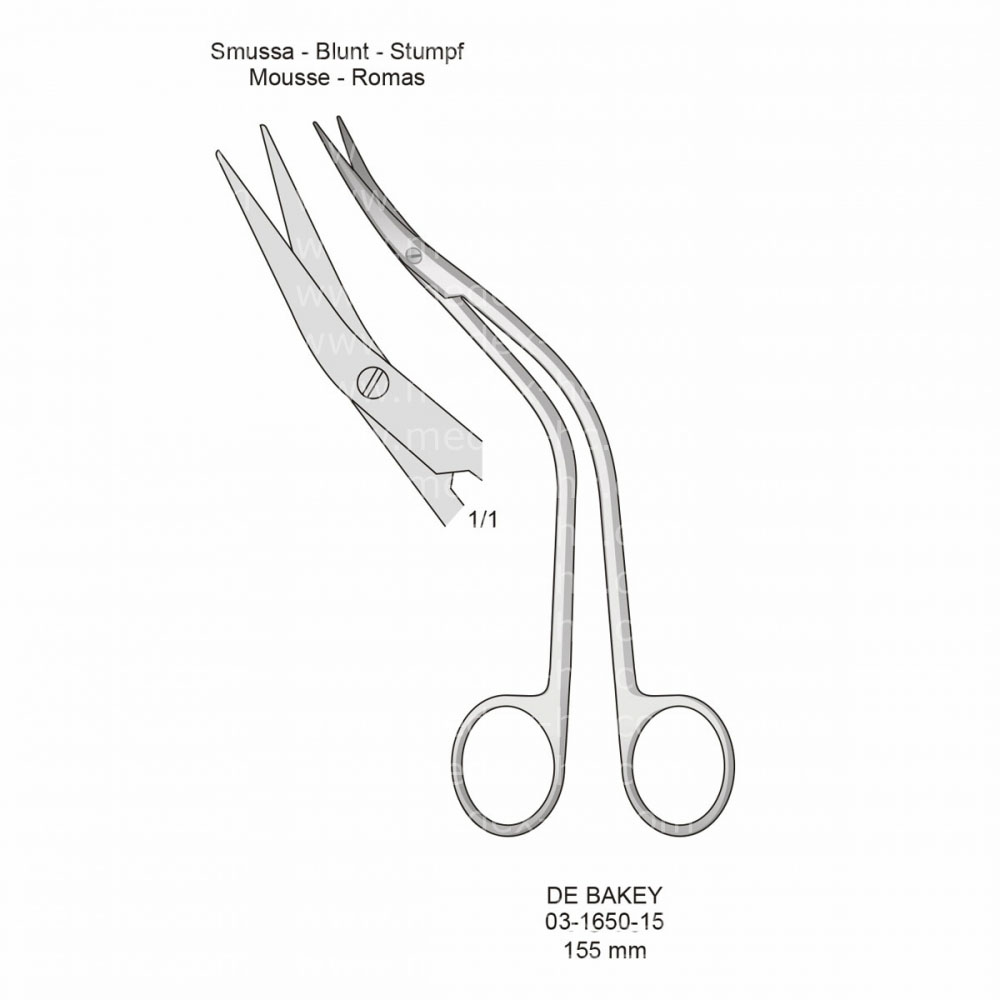 De Bakey Vascular Scissors