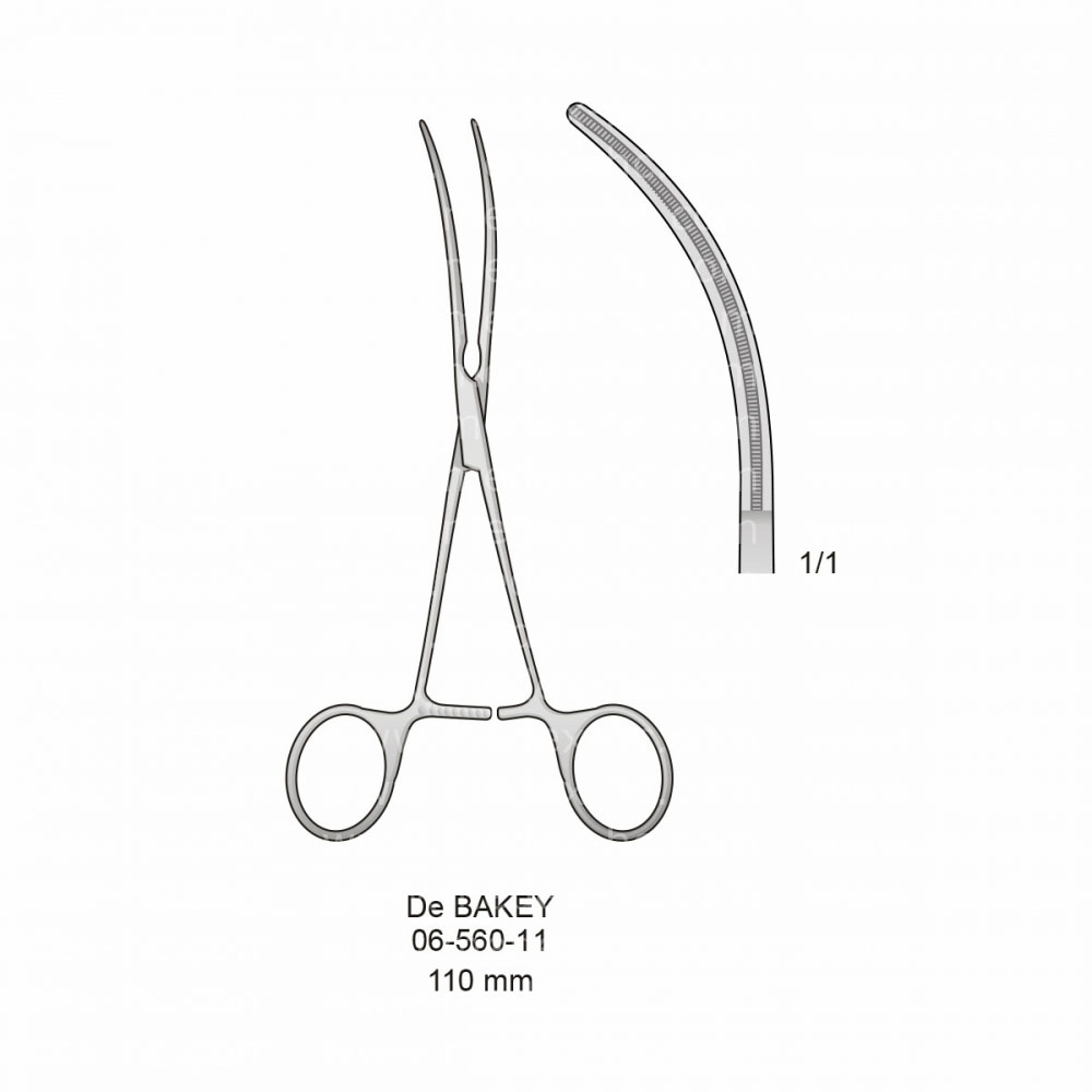 De Bakey Atraumatic Vessel Clamps