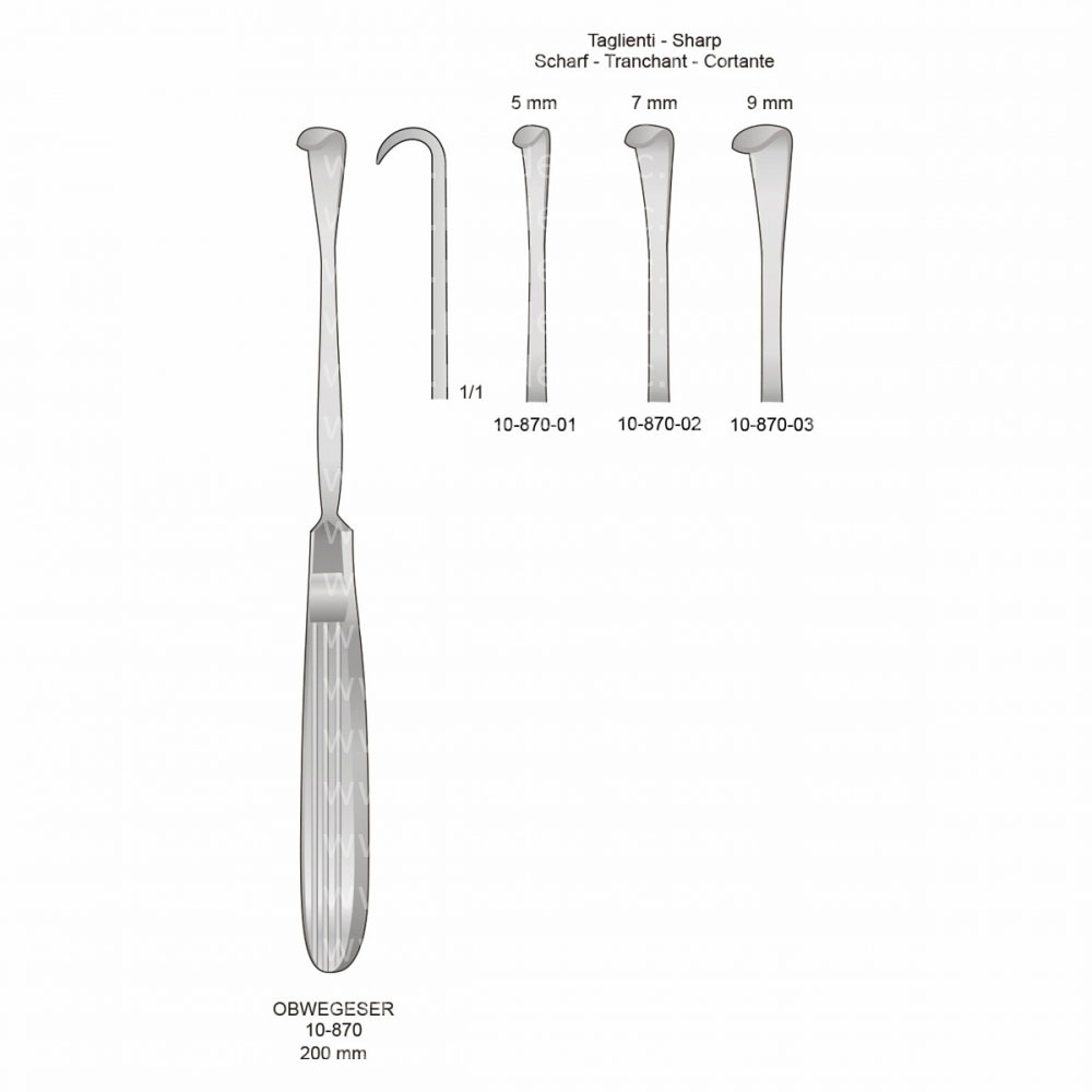 Obwegeser Periosteal Raspatories