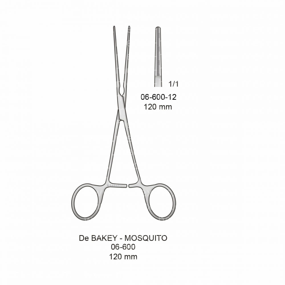 De Bakey - Mosquito Atraumatic Vessel Clamps