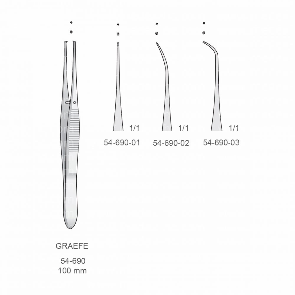 Graefe Delicate Forceps