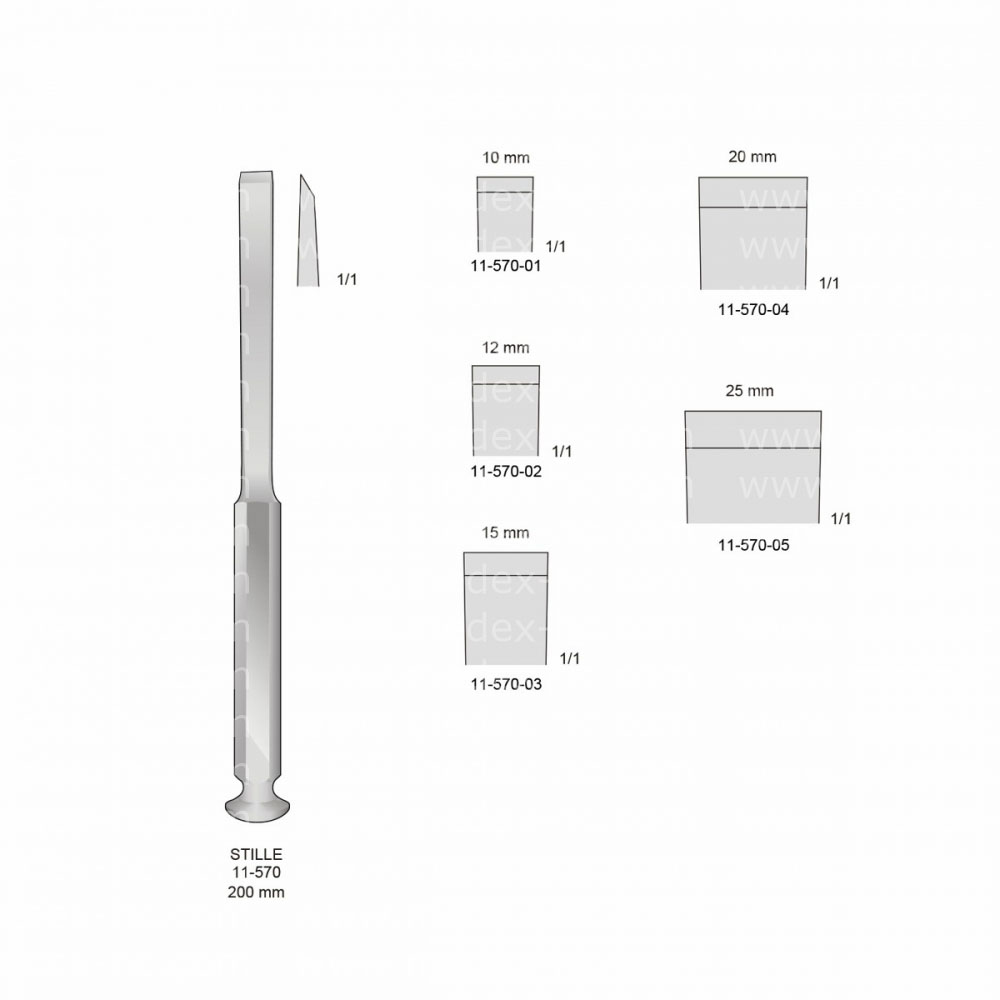 Stille Osteotomes - Gouges