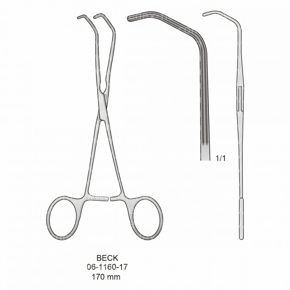 Beck Atraumatic Vessel Clamps