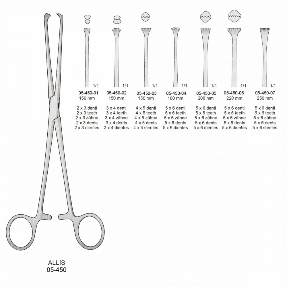 Allis Gum & Tissue Forceps