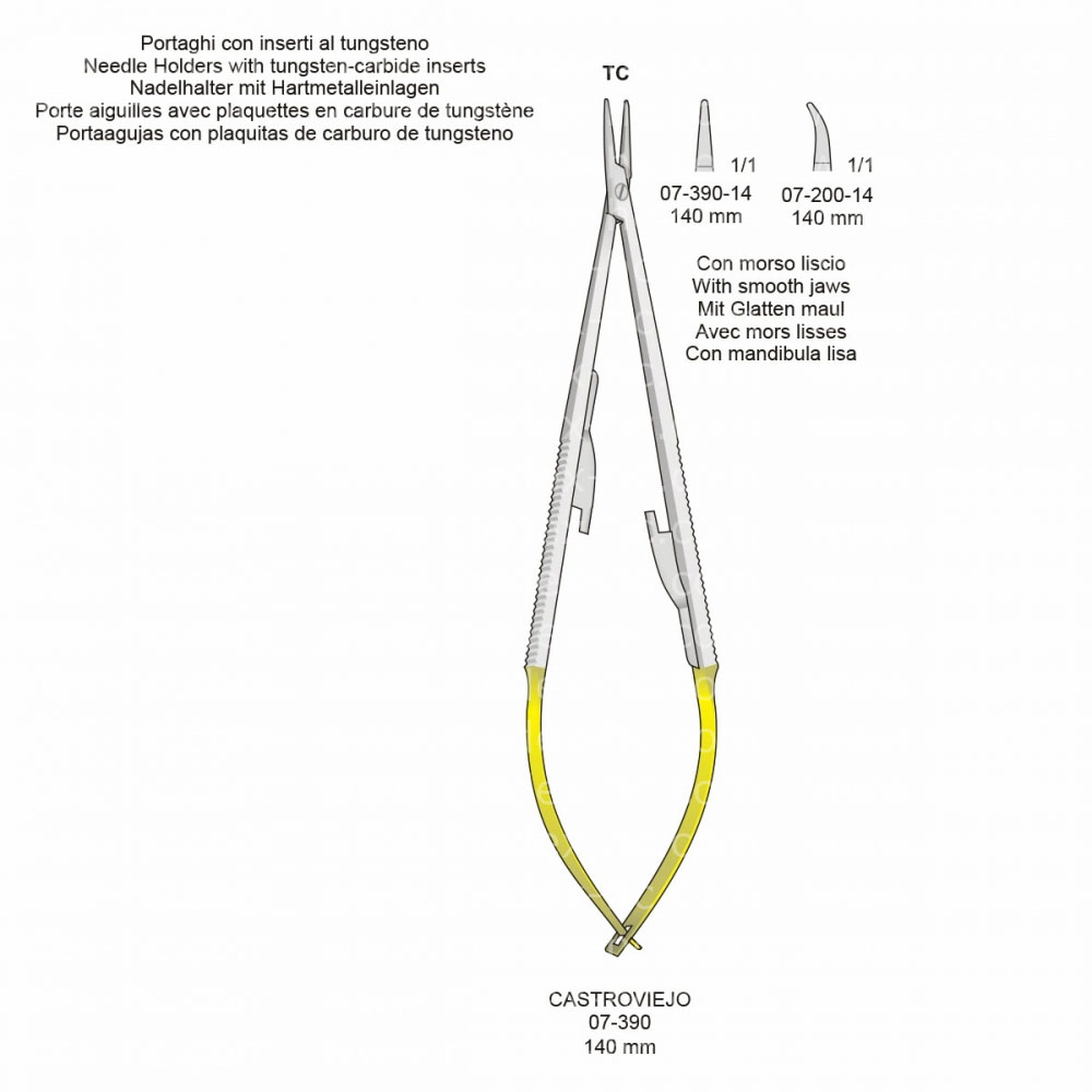 Castroviejo Micro Needle Holders